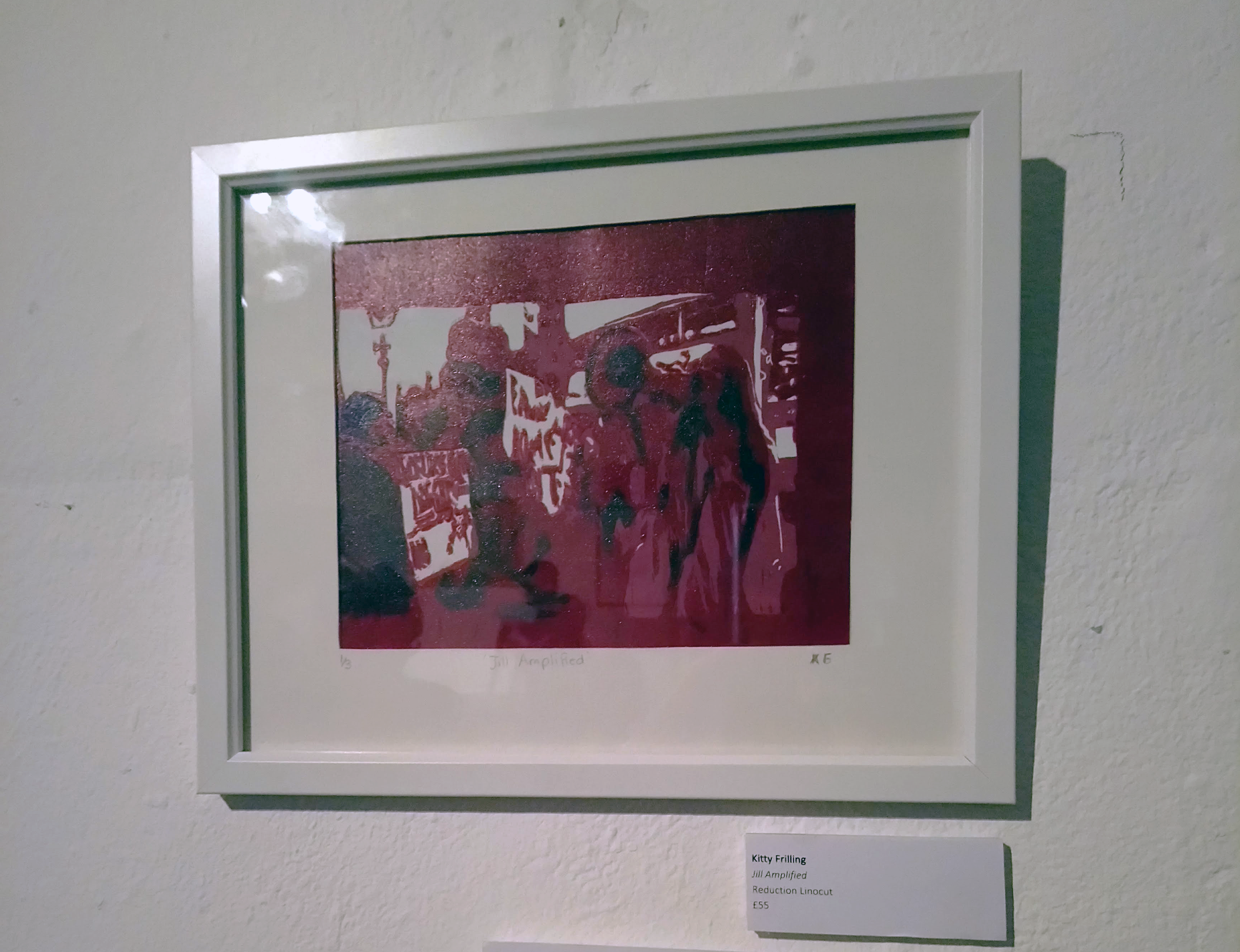 Jill Amplified (2018) on Display at the Jam Factory, Oxford